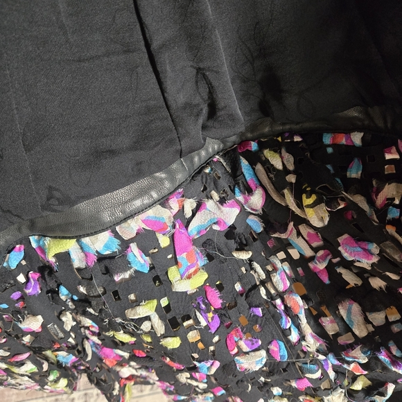 Chanel Sample Lambskin & Silk Runway Jacket – Multicolour Trim FR38 - Picture 12 of 13